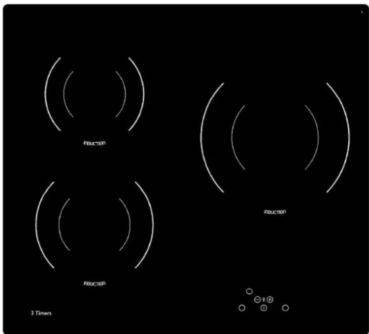 HIGH ONE HIG TI3T AF - Table de cuisson Induction - 1