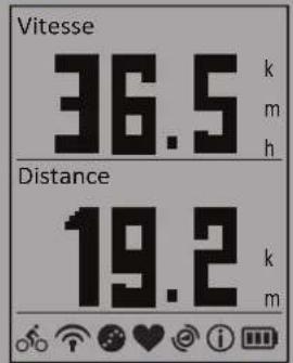 Bryton Rider 210 - Affichage du compteur - 3