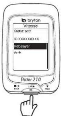Bryton Rider 210 - Installer le Capteur de vitesse/cadence/ double (optionnel) - 7