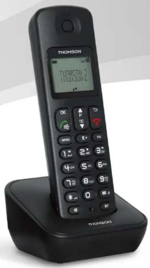 THOMSON Mica TH020DRBK - Téléphone sans fil numé rique Manuel d'utilisation - 2
