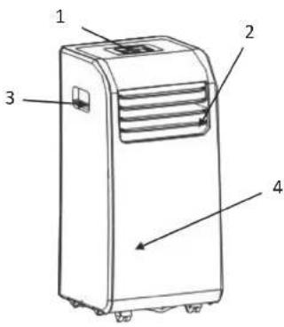 Carrefour Home HMC9000AMD14 - Beschrijving van de onderdelen - 1