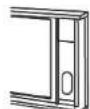 Carrefour Home HMC9000AMD14 - Installatie in een horizontal schuifstraam - 6