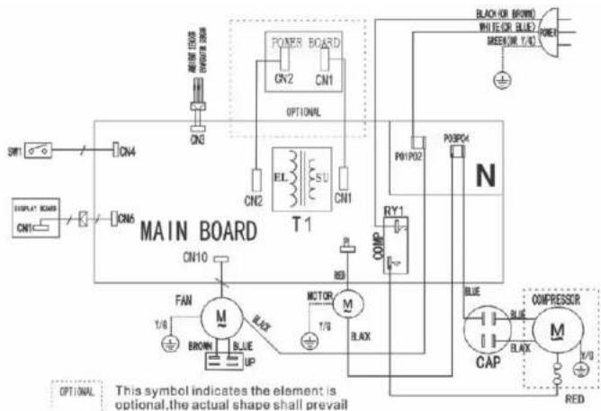 Carrefour Home HMC9000AMD14 - Scheme de cablage - 1