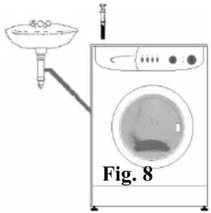 Carrefour Home HLF1208W12 - RACCORDEMENT DU TUYAU DE VIDANGE - 1