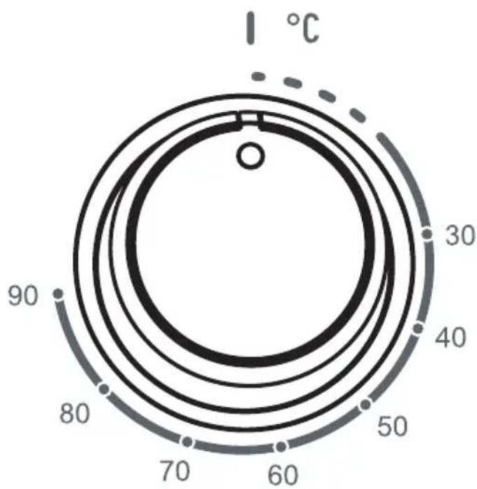 Carrefour Home HLF105APS13 - Selecteur De Temperature - 1