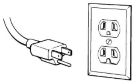 WAGNER HT775 - Mise en GARDE - à défaut de bien installer la fiche trifilaire, on s'expose à des chocs électriques. - 1