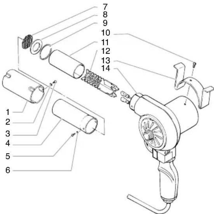 WAGNER HT775 - Liste des pièces - 1
