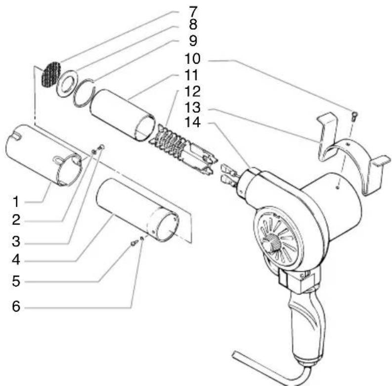 WAGNER HT775 - Parts listing - 1