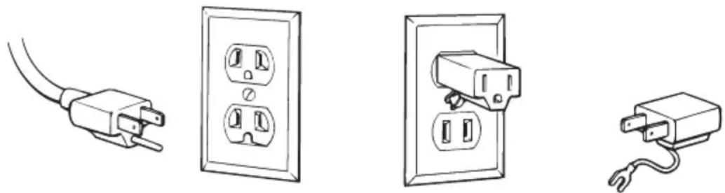 WAGNER HT1000 - Improper installation of the grounding plug can result in a risk of electric shock. - 1