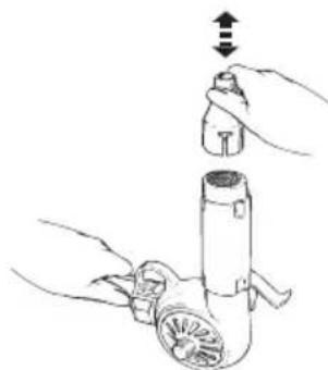 WAGNER HT770 - Para retirar una pieza optional: - 1