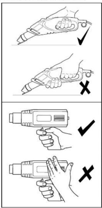 BLACK & DECKER KX1682 - HANDLING YOUR HEATGUN - 1