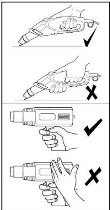 BLACK & DECKER KX1682 - COME IMPUGNARE LA PISTOLA TERMICA - 1