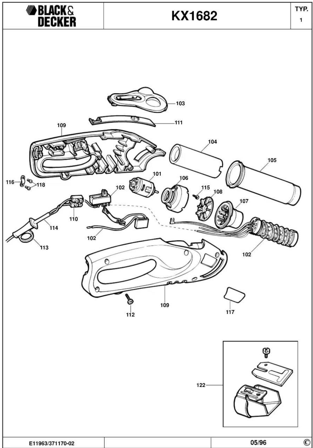 BLACK & DECKER KX1682 - SAKERHETSINSTRUKTIONER - 1
