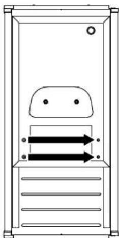 KITCHENAID KUIS15NNZW - Inversion du sens d'installation de la gâche de porte - 2