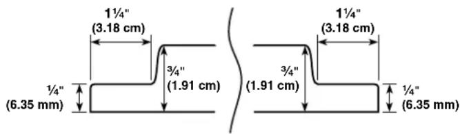 KITCHENAID KUIC15POZP - Option 1—Without Hinge-Side Spacer - 2