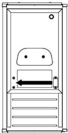 KITCHENAID KUIC15POZP - Inversion du sens d'installation de la gâche de porte - 1