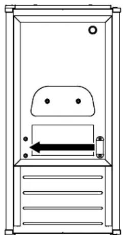 KITCHENAID KUIC15POZP - como invertir el seguro de la puerta - 1