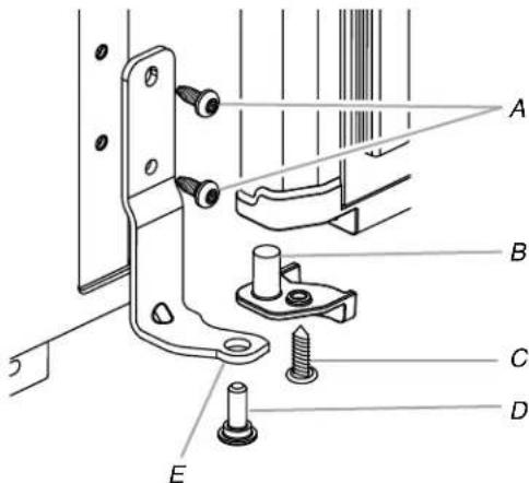 KITCHENAID KUIC15POZP - Charnière inférieure - 1