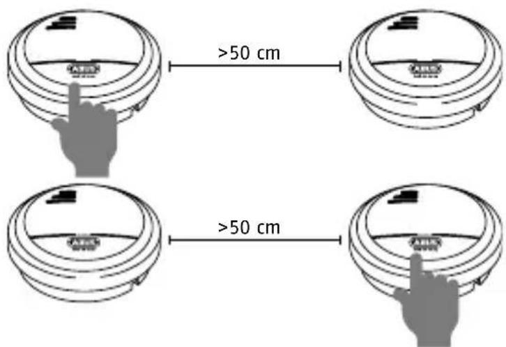 ABUS RM40 Li - Networking the detectors - 2