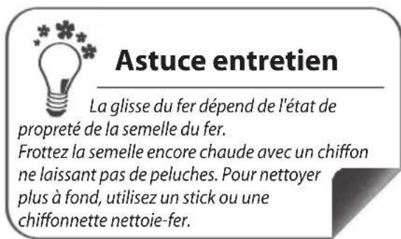 DOMENA Easybox 1 xp - Entretien de la semelle du fer - 1