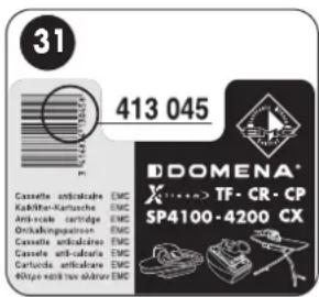 DOMENA Cx 30 pro ecofibres - CASSETTE ANTICALCAIRE - 2