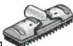 DOMENA NVT200 - Petite brosse triangulaire - 1