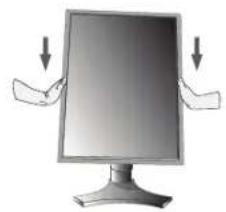 NEC MD205MG1 - Heben und Senken des Bildschirms - 2