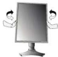 NEC MD205MG1 - Inclinaison et pivotement - 2