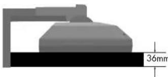 NEC MD205MG1 - Remove Stand for Mounting - 1