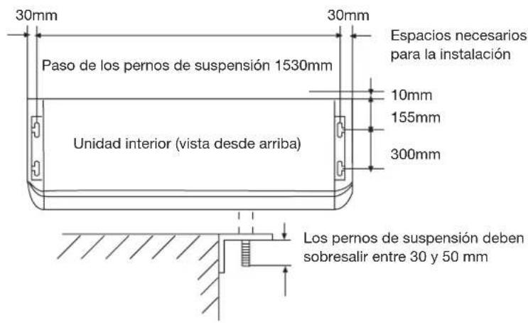 HAIER AC60FS1ERA - Situación de los pernos de suspensión - 1