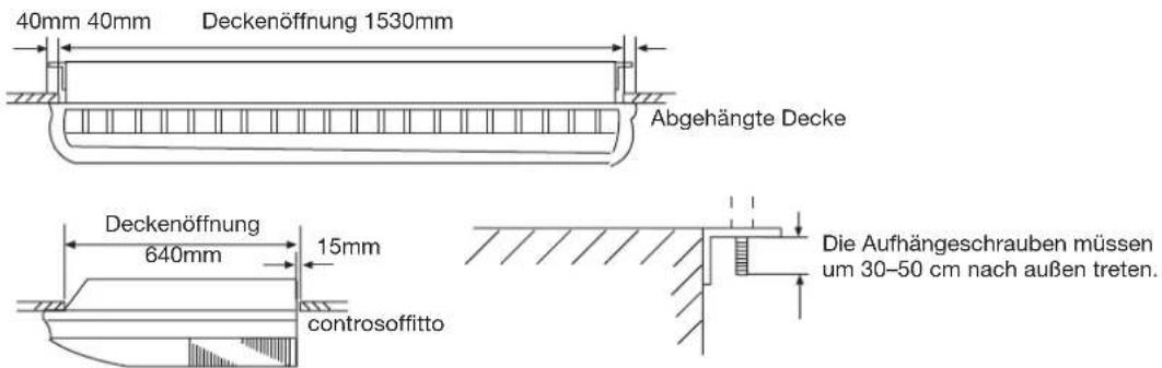 HAIER AC60FS1ERA - Positionieren der Aufhängeschrauben - 2