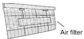 HAIER AC36ES1ERA - Remove the intake grill and side cover - 1