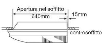 HAIER AC48FS1ERA - Posizionamento dei bulloni di sospensione - 3