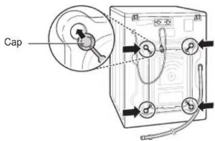 LG FH2U2HDN1 - Unpacking and Removing Shipping Bolts - 3