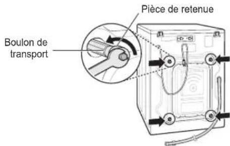 LG FH2U2HDN1 - Déballage et retrait des boulons de transport - 2