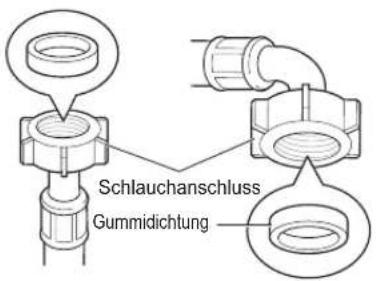 LG FH2U2HDN1 - Kontrolle der Gummidichtung am Zulaufschlauch - 1