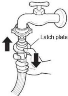 LG FH2U2HDN1 - Connecting one touch type hose to tap without thread - 5
