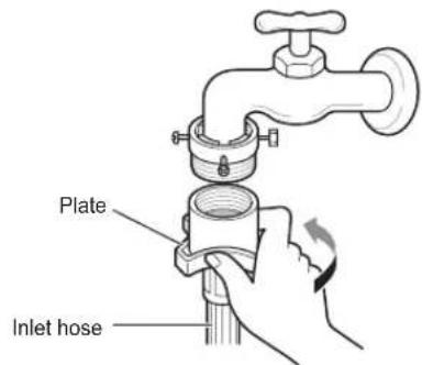 LG FH2U2HDN1 - Connecting screw-type hose to tap without thread - 3