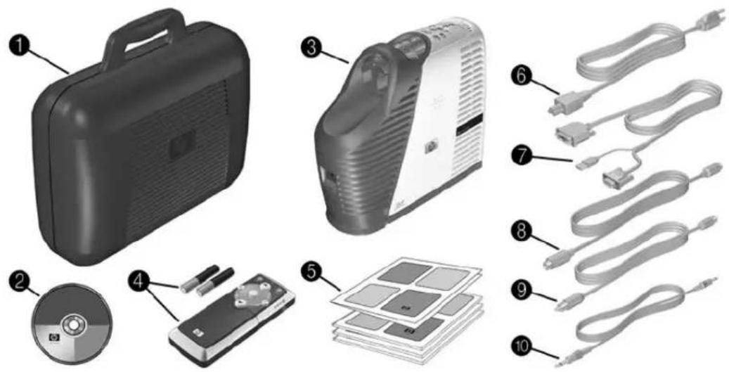 HP MP3130 - Contenu de l'emballage - 1