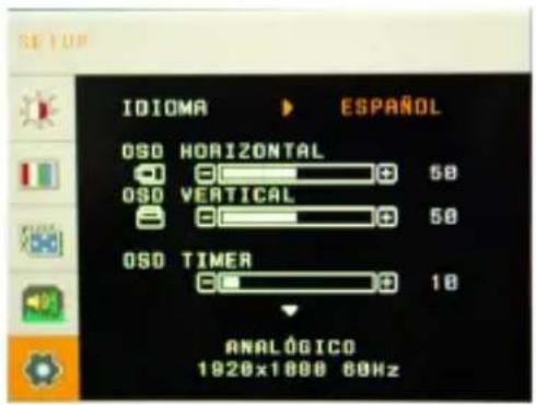 ZALMAN TM270VALED - Menu de ajuste de pantalla de LED - 6