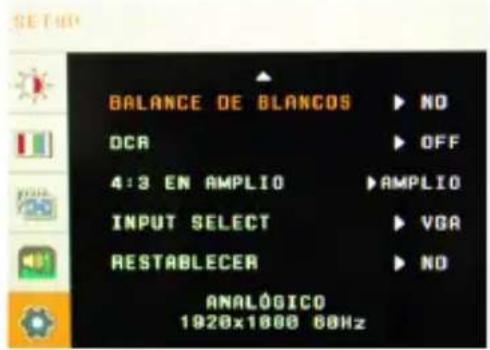 ZALMAN TM270VALED - Menu de ajuste de pantalla de LED - 5