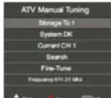 ORION LED1946 - Ручной поиск (ATV Manual Tuning) - 2