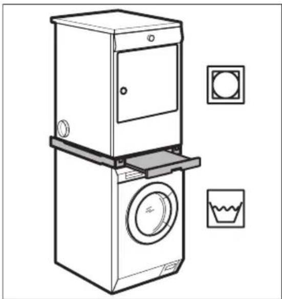 ELECTROLUX EDE1072PDW - Kit de superposition - 1