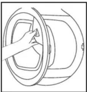 HOOVER DYH 9913NA1XS - Rensa kondensorfiltret - 1