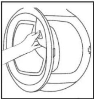 HOOVER DYH 9913NA1XS - Ouverture De La Porte - 1