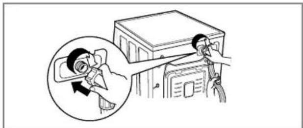 LG F14A8QDA - Step3: Collegare il tubo dell'acqua alla lavatrice - 1