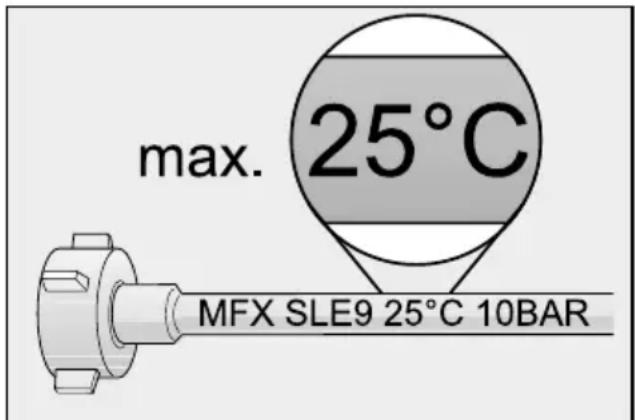 BOSCH SMS40E08EU - Température de l'eau : - 1