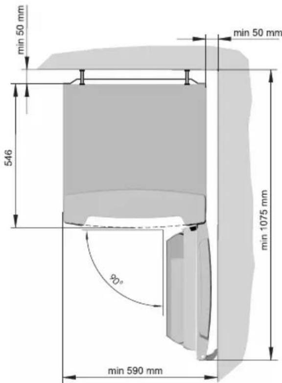 BRANDT BIC2282BW - Positionnement de l'appareil - 3