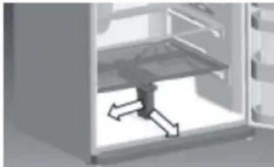 TECHWOOD TNF2D515S - Deuxieme Pas: Tirer le centre de risper de partition entre les risper. - 1