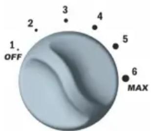 TECHWOOD TK3701SOFA - Réglage du thermostat - 3